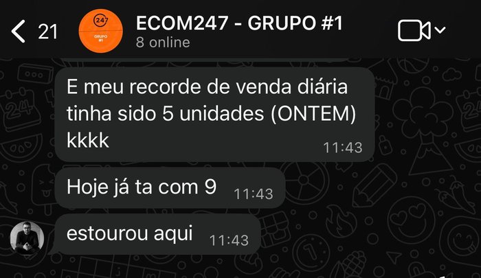 Depoimento de aluno